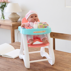 Berenguer 像真娃娃 寬鬆的餐桌椅組 25500B, 隨機出貨