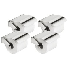 온트리 스테인리스 두루마리 휴지걸이, 실버, 4개