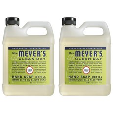 Mrs.MEYER'S 香氛洗手乳補充瓶 檸檬馬鞭草, 2個, 975ml