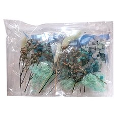 A-ONE 匯旺 浮游花DIY花材包 3包, H28 寒藍夢澤 彩色 - DIY花材、乾燥花材