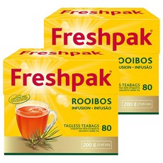 프레시팩 루이보스 티백, 2.5g, 80개입, 2개