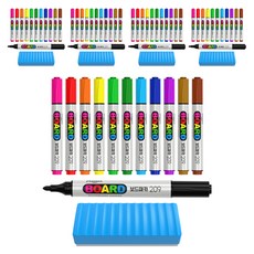 PENMAX 白板筆 209 12色 + 板擦, 粉紅色,紅色,橘色,黃色,淺綠色,綠色,藍色,深藍色,紫色,棕色,栗色,黑色, 5個