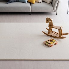 따사룸 놀이방 층간소음 PE 퍼즐매트, 바닐라 아이보리, 6개