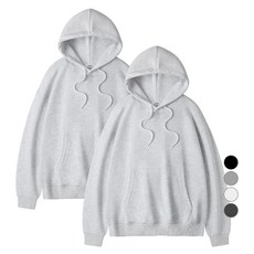 네이븐 2장 SET 오버핏 후드티 NA2HD