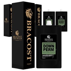 브라코스트 셀프 다운펌 건강모 + 시술도구 풀세트, 500ml, 3개