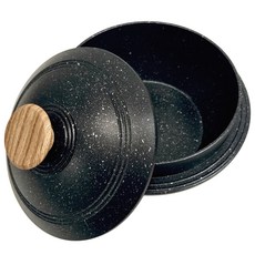 電磁爐砂鍋鍋巴飯鑄鐵鍋, 1個, 黑色, 20cm