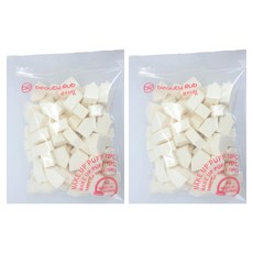 Beautyrup 大容量House Wedge Puff 70p, 白色, 2個