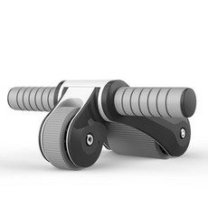 折疊式腹肌滾輪滑軌, 單一商品, 黑色