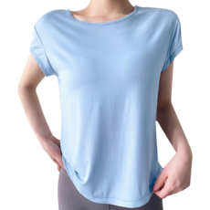 bebehome 微孔透氣涼感科技運動罩衫 - 藍色 86%尼龍