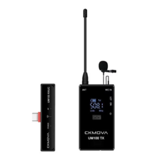 CKMOVA 一對一無線麥克風 UM100 Kit3 RXUC+TX 收音清晰 輕巧便攜, 1組
