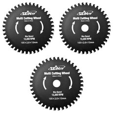 SEiNTF 多功能研磨刀片 外徑 105mm, 3個