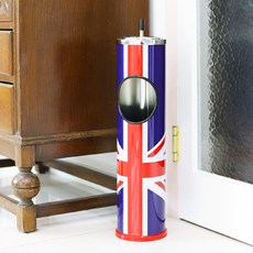 BESTDECO Teawon 英國國旗旋轉煙灰缸, 混色, 1個