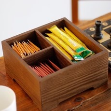 BESTDECO 多咖啡托盤, 棕色的, 1個