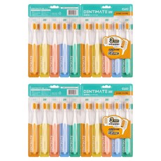 CLIO Dentimate Sense 寬版六角超細軟毛, 5入, 4個