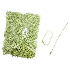 MaDaKkuMi DIY用圓珠鍊 12cm, 50個, 淺綠色