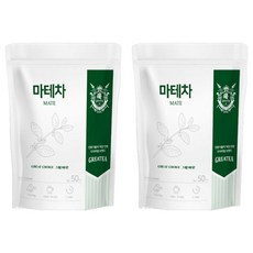 Greatea 마테 차, 1g, 50개입, 2개