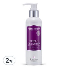dr.Minerals 礦物質3合1洗面乳, 2個, 200ml