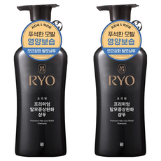려 초의방 프리미엄 탈모증상완화 샴푸, 490ml, 2개
