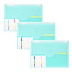 ECO Chungwoon 白人百 A4文件夾, 淺綠色, 3個