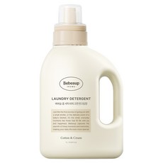 Bebesup Home洗衣精 棉花與奶油香 正裝, 1L, 1個