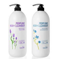 TOUCH ME 香水沐浴乳 薰衣草 1500ml + 白麝香 1500ml, 1套