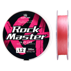 HEARTY RISE 哈帝來斯 ROCK MASTER 根魚大師 X4 PE線 1.2號 300m, 150m, #3.0, 1個