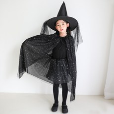 ROROCHAT 女童萬聖節披風+帽子+萬聖節手鍊 隨機出貨