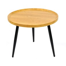 FAmILyLIFE 生活 Carmel 圓形茶几 WO-003-WO 4.4kg, 白橡木