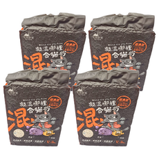 Pet's Oasis 毛孩綠洲 凝混哪裡混合貓砂 經典款 2.0mm + 1.5mm 豆腐砂 + SAP + 銀離子, 2.5kg, 4個, 淡淡奶香味