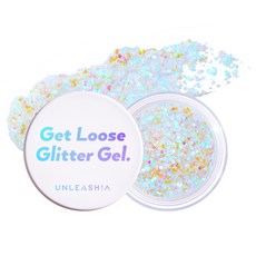 unleashia 顏礫星涯 Get Loose 亮片凝膠迷你眼影, N 1 捕捉極光, 1個