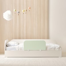 꿈꾸는요셉 앙팡 어린이 침대 + 전면가드 + 로안포켓 매트리스 세트 방문설치, 민트