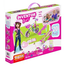 Engino 安捷積木 發明者女孩系列 Set 20個模型可建, 夢幻二十組合 多色, 1盒