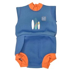 Splash About Happy Nappy Wetsuit 游泳尿布褲 嬰幼兒泳衣 防漏保暖, M, 1件