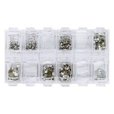 Goldruth 水晶透明鑽 1000入組, 平底鑽, 1個