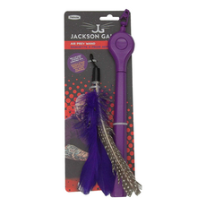 Petmate 傑克森系列 逗貓棒羽毛 32吋可伸縮逗貓玩具, 31488, 1組