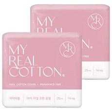 棉柔衛生棉, 14入, 2包