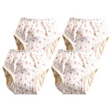 Chuckle 加厚6層學習褲, 小櫻桃, 120cm, 4件