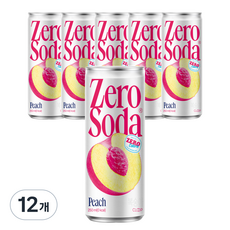 Cloop 零卡氣泡飲 水蜜桃口味, 250ml, 12罐