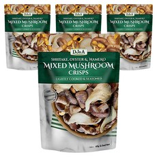 DJ&A 綜合菇脆片, 4包, 65g