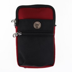 NICOLE LENIC 手機3口袋登山收納包 紅色 LX-812
