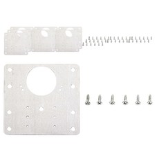 ZioBiz 鉸鏈加固板螺絲全套 不鏽鋼 方形 4入, 2套