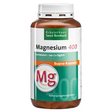 Sanct Bernhard 聖伯納德 鎂400毫克膠囊 758mg, 120顆, 1瓶