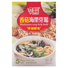 譽方媽媽 香菇海帶芽湯, 35g, 1盒