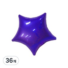 파티공구 35cm 별은박풍선, 퍼플, 36개