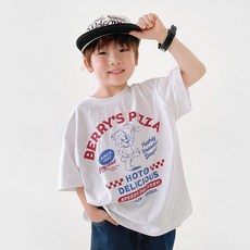 BerryCloset 男童款Very Pizza短袖T恤