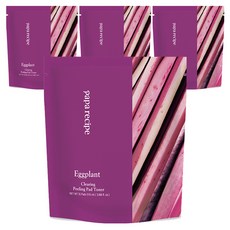 Papa Recipe 茄子清潔去角質墊爽膚水補充裝 35p, 35片, 4包