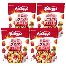 Kellogg's 家樂氏 纖穀脆 超級莓果, 300g, 4個