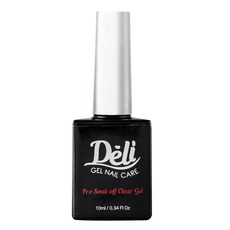Deli Beauty 水溶性上層凝膠, Pro Soak-off Clear Gel, 1組, 10ml