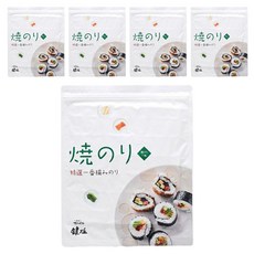 HADA 鍵庄 一番摘 壽司燒海苔 肉厚柔軟、海味鮮甜、入口即化, 21g, 5包