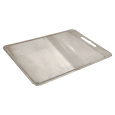 REQIR 不鏽鋼304PP雙面砧板, 1個, 銀色